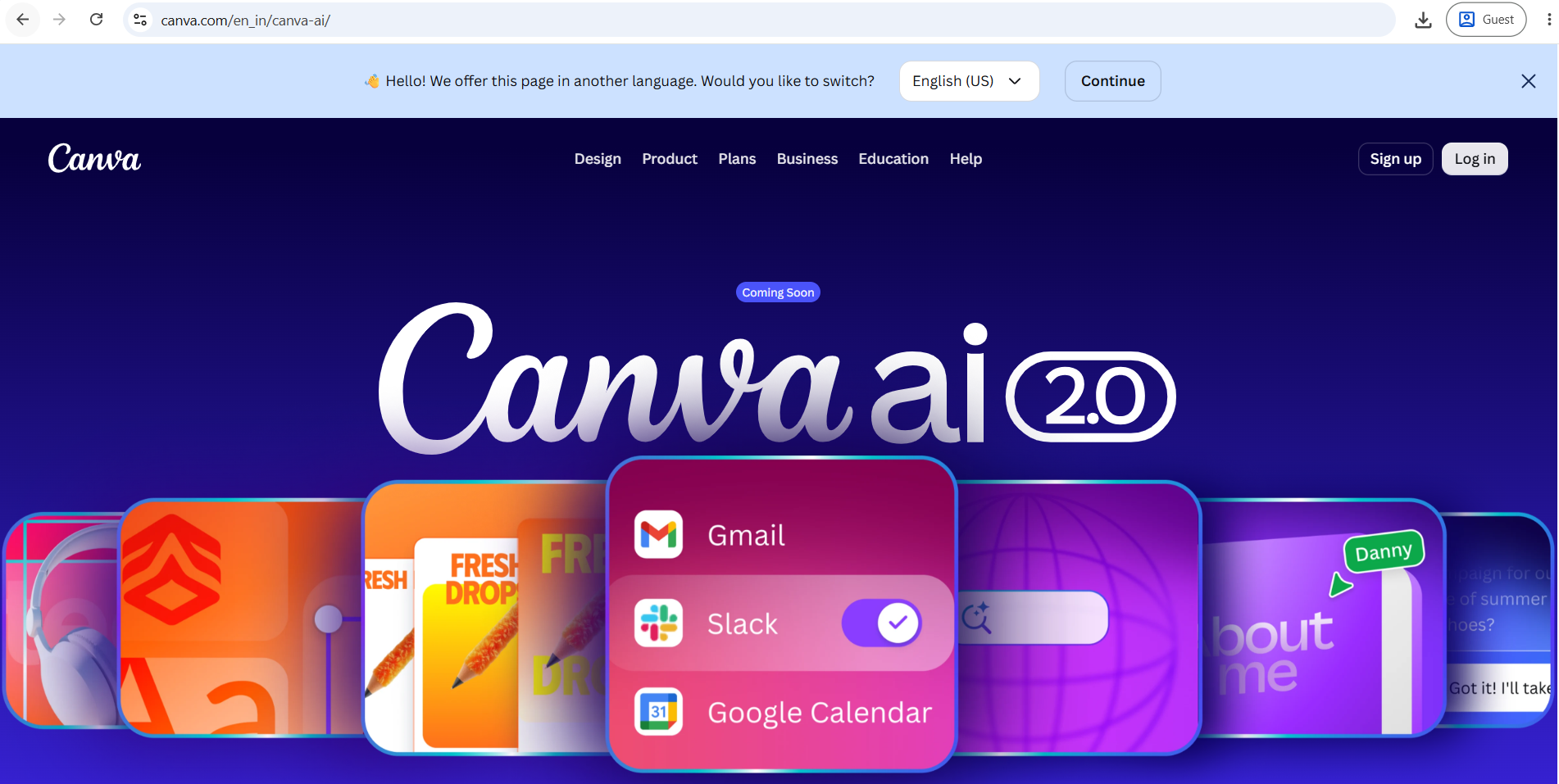Canva Magic Design for Presentations Screenshot